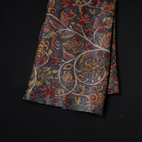 Grey - desi tussar silk handpainted srikalahasti pen