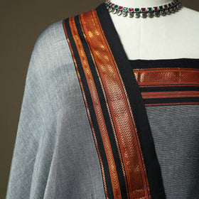 Dharwad cotton 3pc unstitched dress material with border