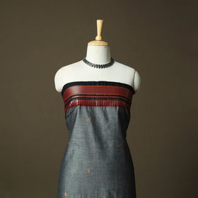 Dharwad cotton 3pc unstitched dress material with border