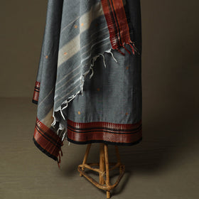 Dharwad cotton 3pc unstitched dress material with border