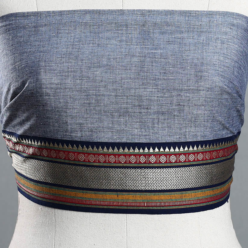 Buy Grey Dharwad Cotton Blouse Piece 