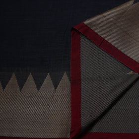 Dharwad cotton fabric with border 33 - handcrafted