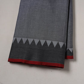 Dharwad cotton fabric with border 35 - handcrafted
