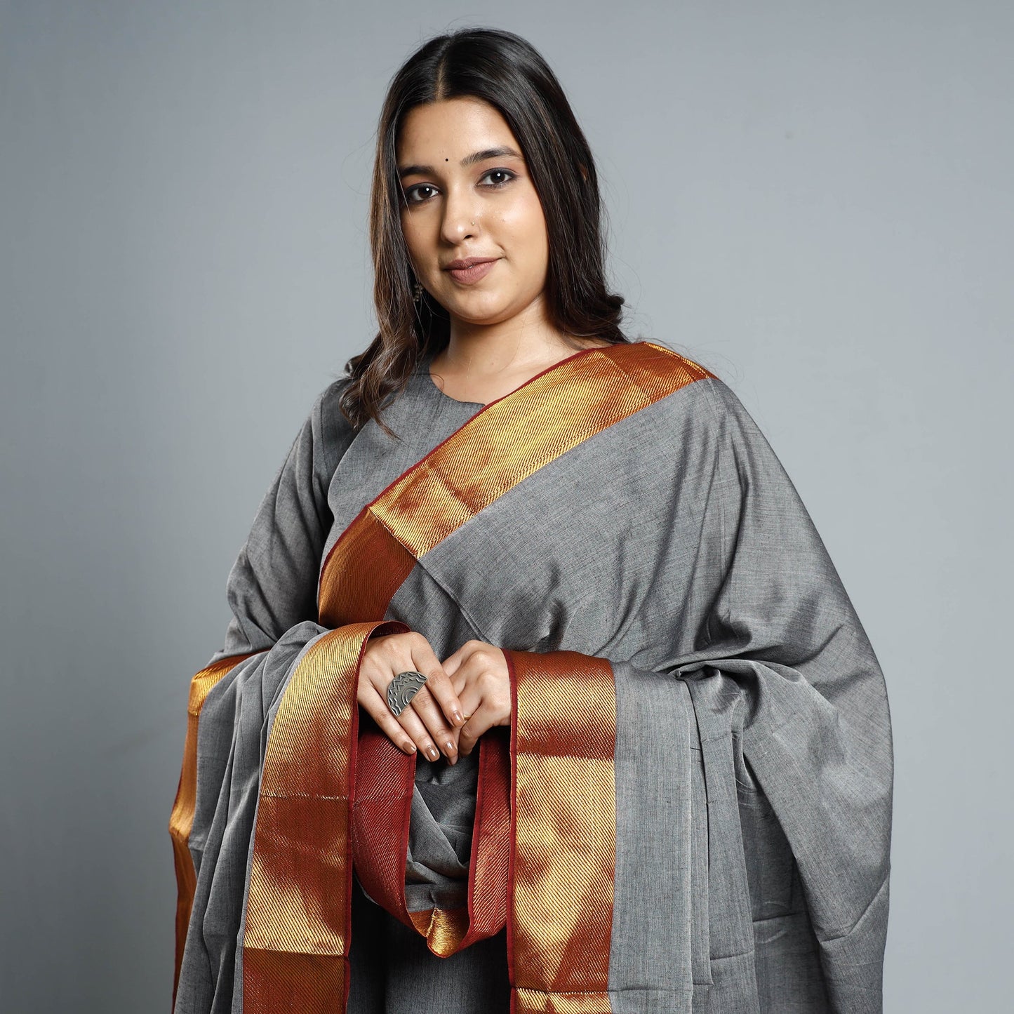  Dharwad Cotton Kurta with Palazzo & Dupatta Set 