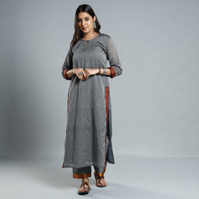  Dharwad Cotton Kurta with Palazzo & Dupatta Set 