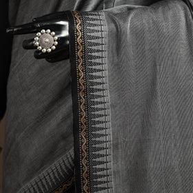 Dharwad cotton saree with border 04 - handcrafted