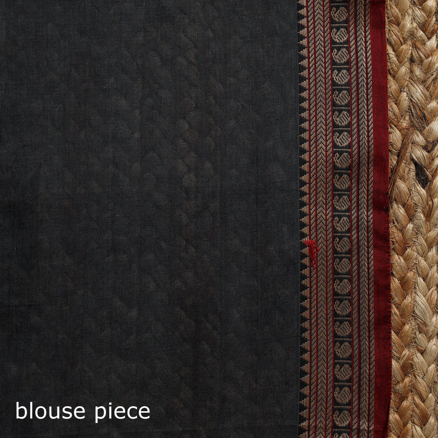 Dharwad cotton saree with border 50 - handcrafted