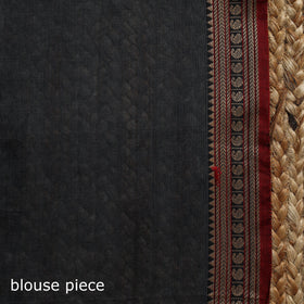 Dharwad cotton saree with border 50 - handcrafted