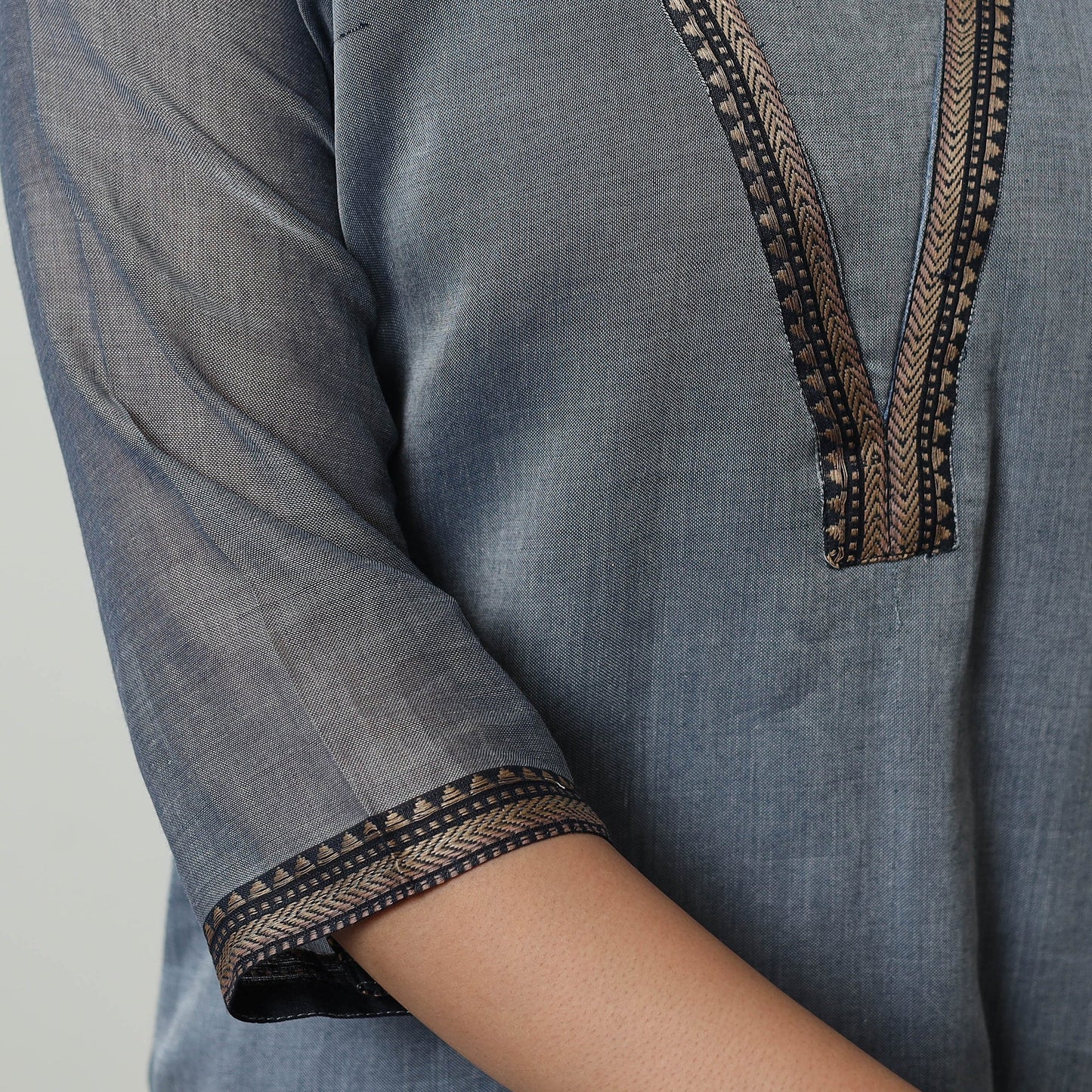 Dharwad Mercerised Cotton Kurta | Straight & Elegant for Women