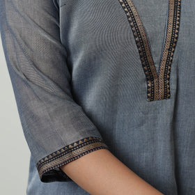 Dharwad Mercerised Cotton Kurta | Straight & Elegant for Women