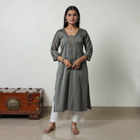 Dharwad Mercerised Cotton Kurta | Straight & Elegant for Women