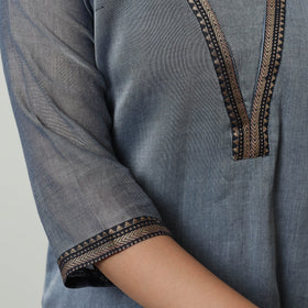 Dharwad Mercerised Cotton Kurta | Straight & Elegant for Women