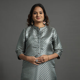  Elegant Banarasi Brocade Silk Kurta with Pant Set 