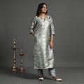  Elegant Banarasi Brocade Silk Kurta with Pant Set 