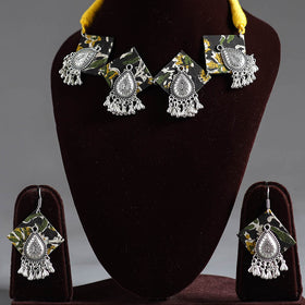  Fabart German Silver Choker Necklace Set Online