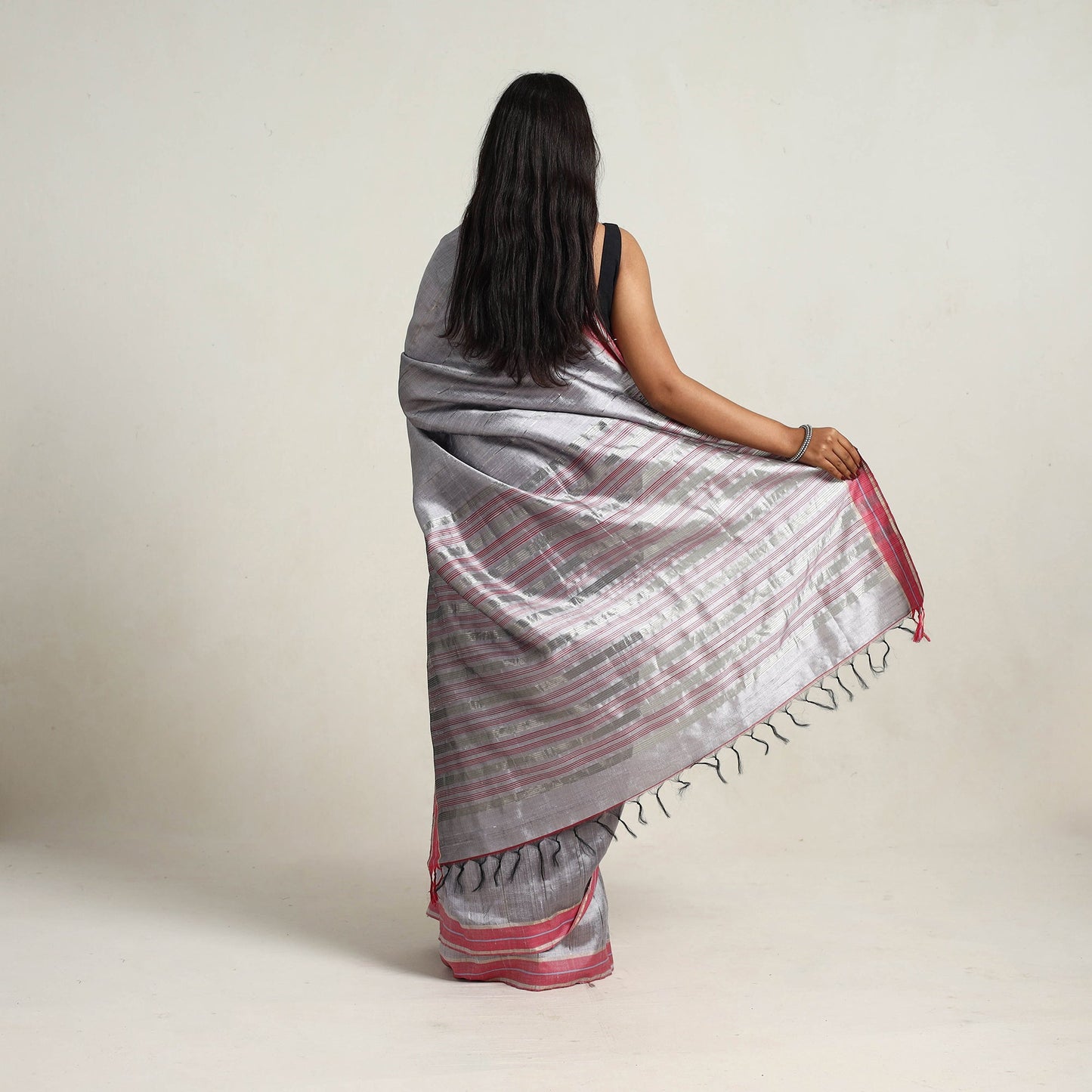  Bhagalpuri Handloom Tussar Silk Saree 