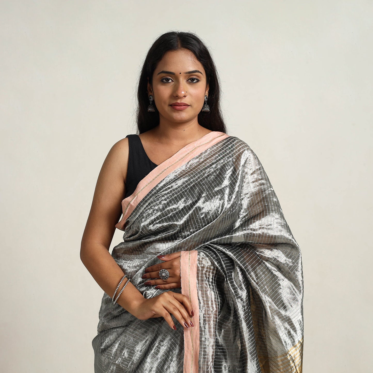  Bhagalpuri Handloom Tussar Silk Saree 