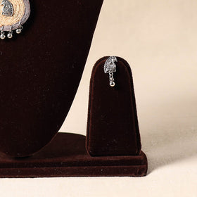 Grey German Silver Jute Necklace Set