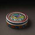  Godna Madhubani Handpainted Stainless Steel Casserole