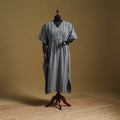Hand akola long kaftan with tie-up waist 13 - handcrafted