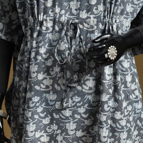 Hand akola long kaftan with tie-up waist 18 - handcrafted