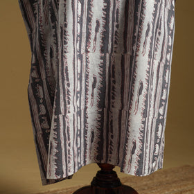 Hand akola long kaftan with tie-up waist 22 - handcrafted