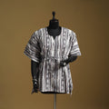 Hand akola short kaftan with tie-up waist 29 - handcrafted