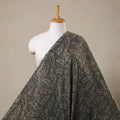 Grey - hand batik cotton fabric 01 - handcrafted