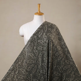 Grey - hand batik cotton fabric 01 - handcrafted