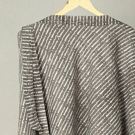 Grey - Hand Batik Print Cotton Wrap Around Skirt 20