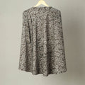 Grey - Hand Batik Print Cotton Wrap Around Skirt 23