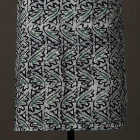 Grey Hand Batik Printed Cotton Apron with Pocket 