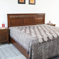  Block Art Print Cotton Double Bindaas Bed Sheet