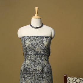 Hand bagru linen 3pc unstitched dress material 18