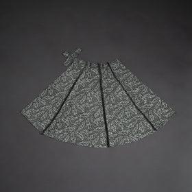 Hand batik cotton wrap around skirt 112 - handcrafted