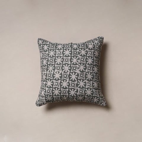 Hand block batik print cushion cover 14 - handcrafted