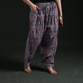 Hand block print cotton sanganeri salwar 01 - handcrafted