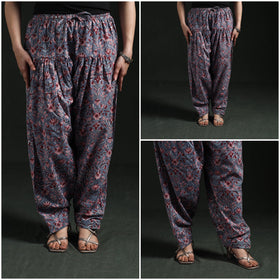 Hand block print cotton sanganeri salwar 01 - handcrafted