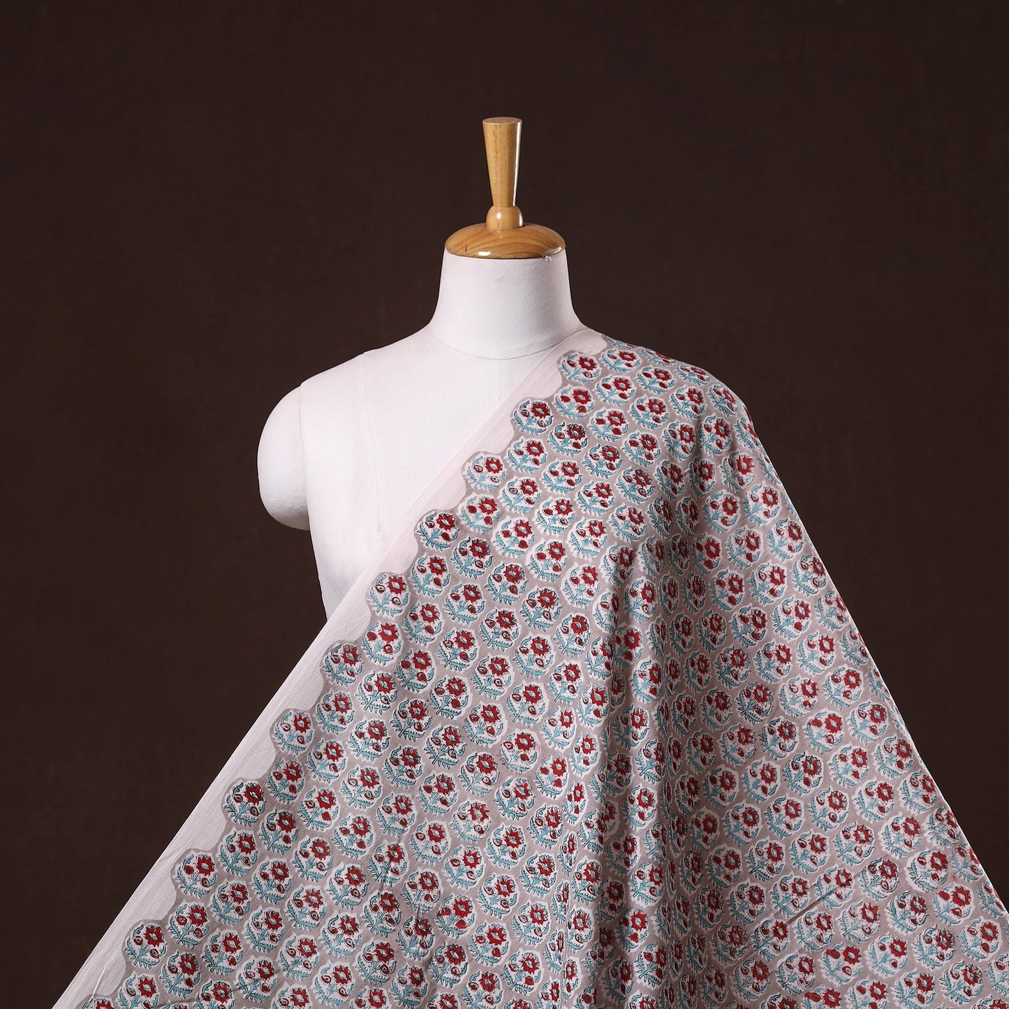 Hand cotton sanganeri fabric 31 - handcrafted