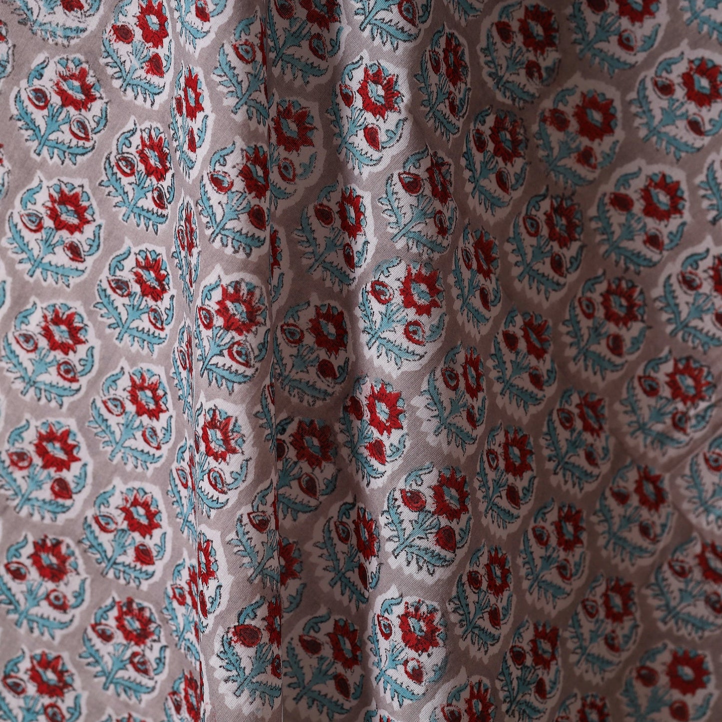 Hand cotton sanganeri fabric 31 - handcrafted