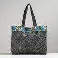  Hand Block Printed Laminated Jute Shoulder Bag 