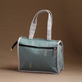 Grey Handcrafted Cotton Hand Bag 01