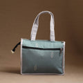 Grey Handcrafted Cotton Hand Bag 01