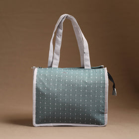 Grey Handcrafted Cotton Hand Bag 08