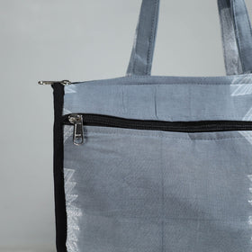 Grey Handcrafted Cotton Shopping Bag 01