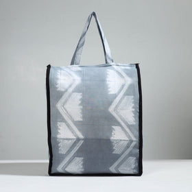 Grey Handcrafted Cotton Shopping Bag 01