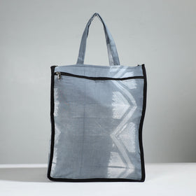 Grey Handcrafted Cotton Shopping Bag 01