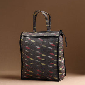 Grey Handcrafted Cotton Shopping Bag 09