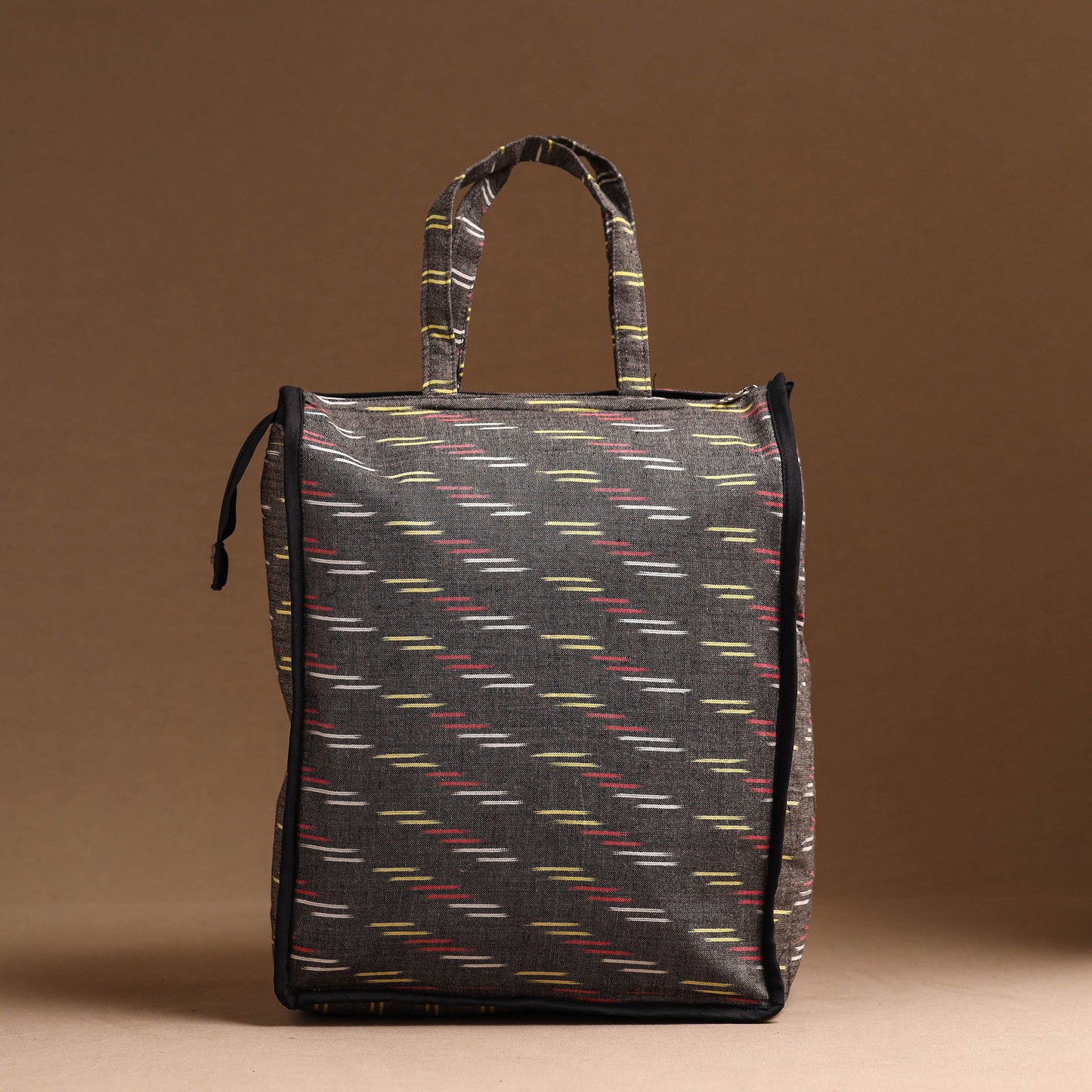 Grey Handcrafted Cotton Shopping Bag 09