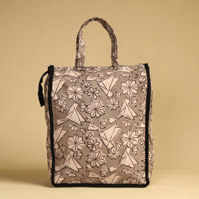 Grey Handcrafted Cotton Shopping Bag 27